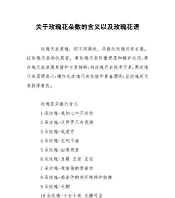 哪种玫瑰花语代表最长久的爱？它的含义是什么？