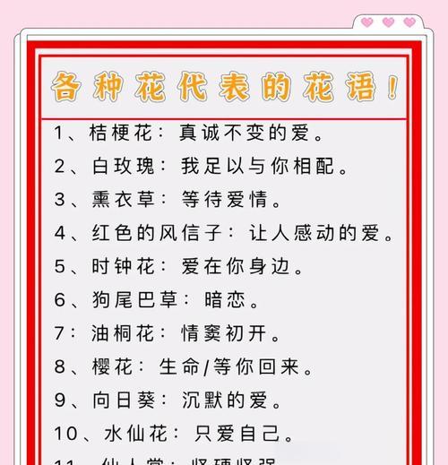 花语大全中颜色代表什么？颜色与花语的关系是什么？